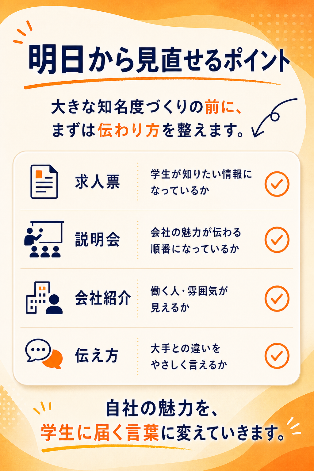 明日から見直せるポイント